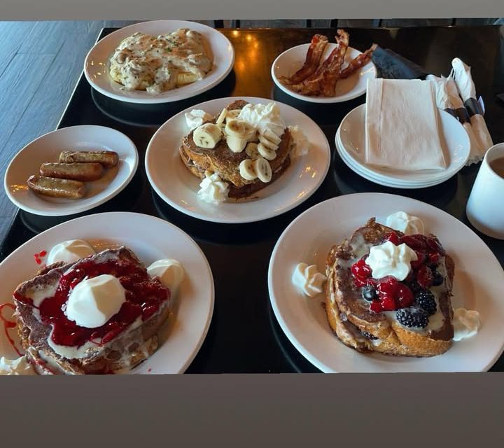 Challah Stuffed French Toast is one of of many additions to our new brunch menu !!