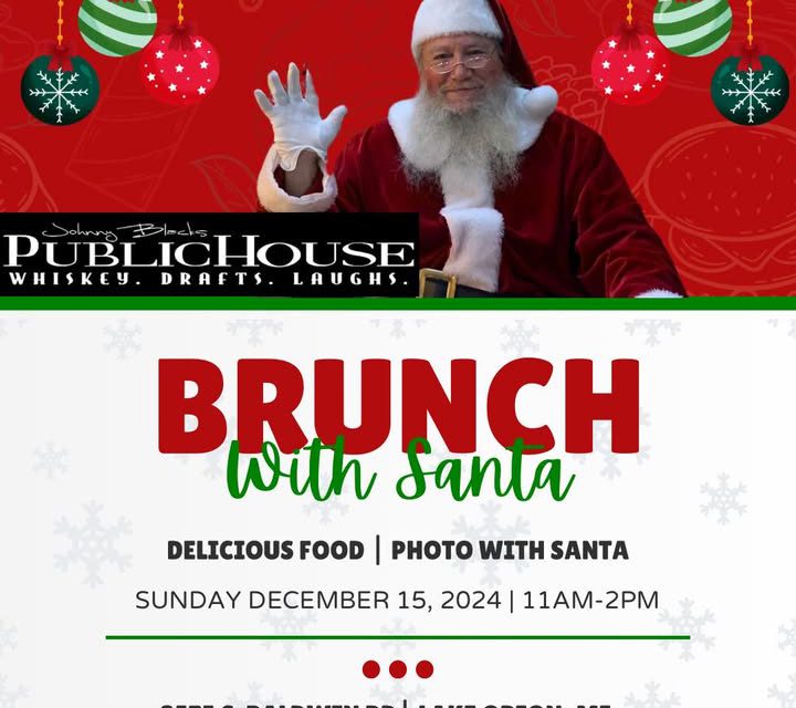 Come have brunch with Santa !! 11-2