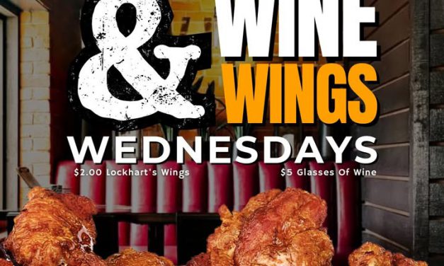 Come on down to The 313 Pizza Bar and enjoy our Wine and Wing Wednesday special!