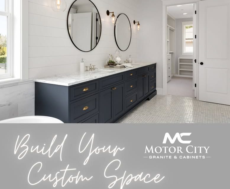 Instead of changing your dream to accommodate a premade design, work with our team at Motor City Granite & Cabinets to design yo…