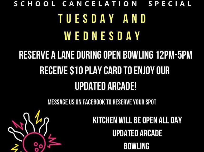 JOIN US AT Cherry Hill Lanes North !!