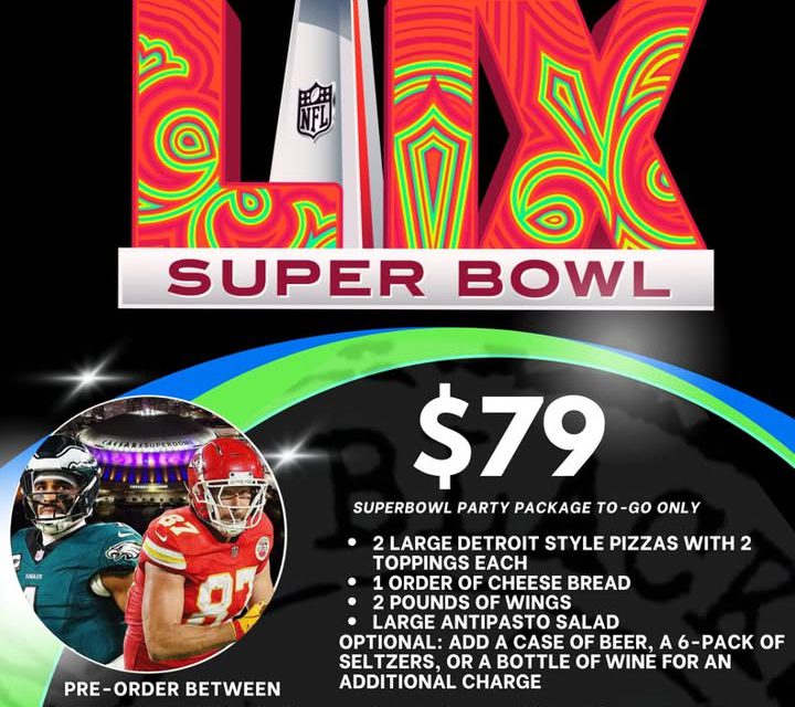 ** SUPERBOWL PARTY PACKAGE **
