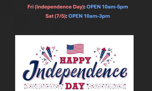Come celebrate Independence Day with us!