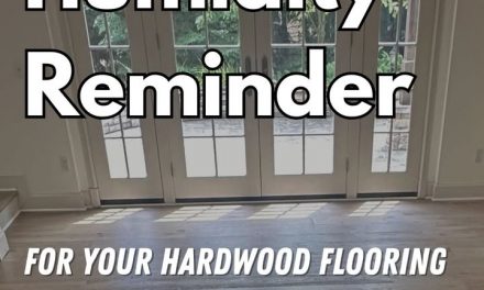Great advice from our friends at Carter Quality Hardwood Flooring, Inc.!