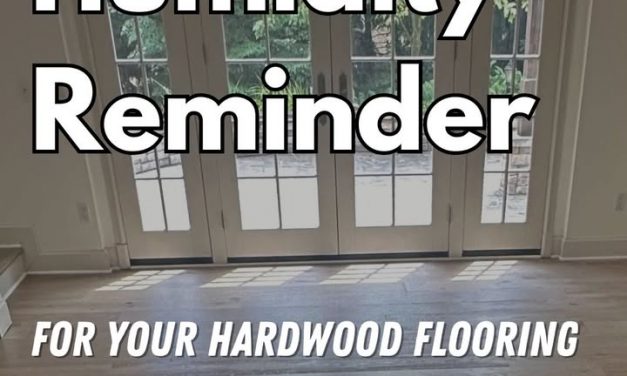 Great advice from our friends at Carter Quality Hardwood Flooring, Inc.!