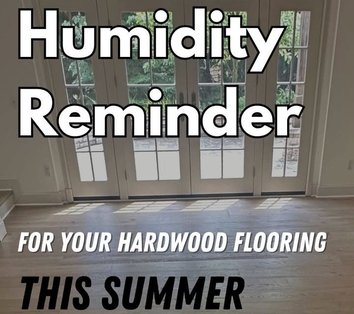 Great advice from our friends at Carter Quality Hardwood Flooring, Inc.!
