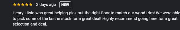 Struggling to find a highly recommended flooring store?