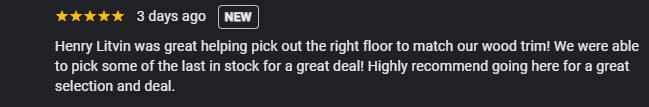 Struggling to find a highly recommended flooring store?