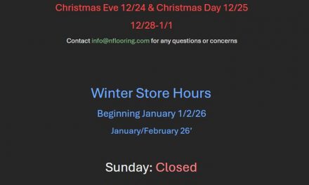 Hello all, we will be adjusting our hours for the upcoming holidays & winter